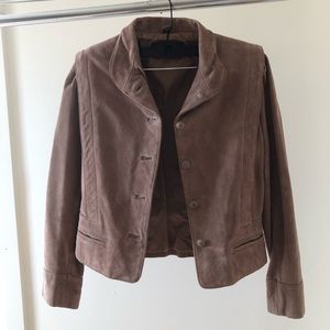 Foxmoor Brown Suede Leather Jacket